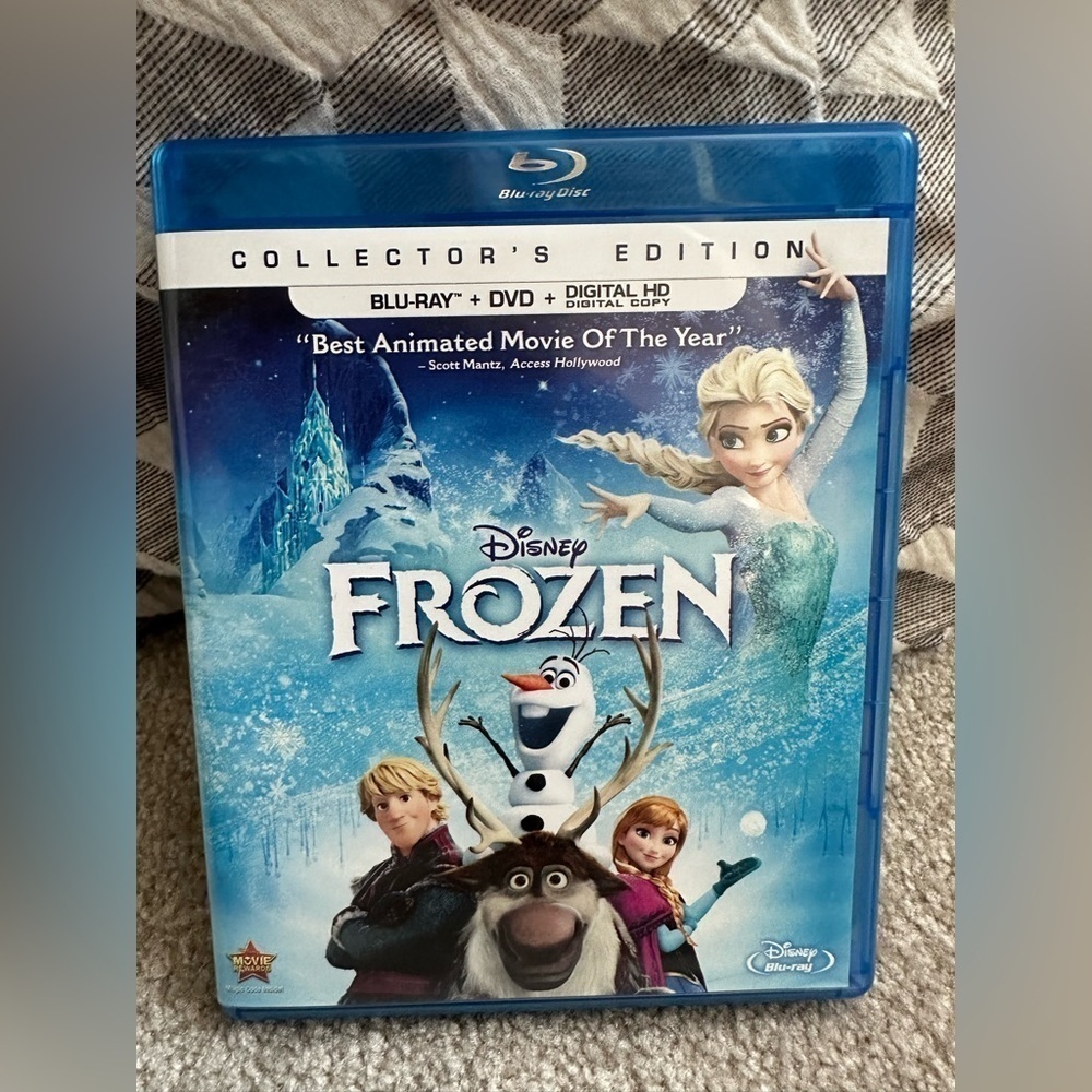 Frozen blu ray and dvd collectors edition